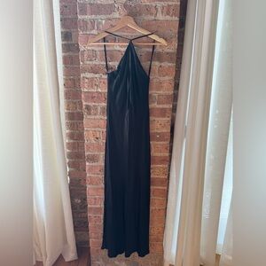 Meshki Black Backless Women's Dress